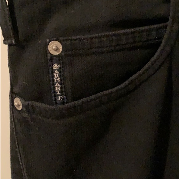 Black Armani Jeans Men’s Pants - Picture 3 of 4